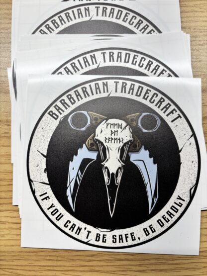 Barbarian Tradecraft Logo Sticker