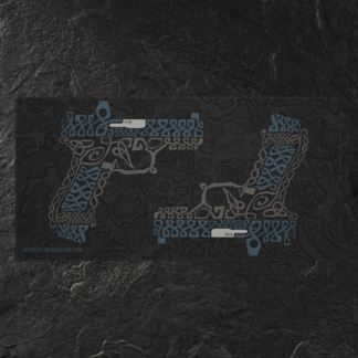 Nordic Glock Topo Map Desk/Bench Mat