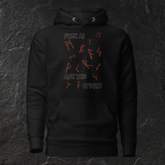 Fuck AI Rune Hoodie